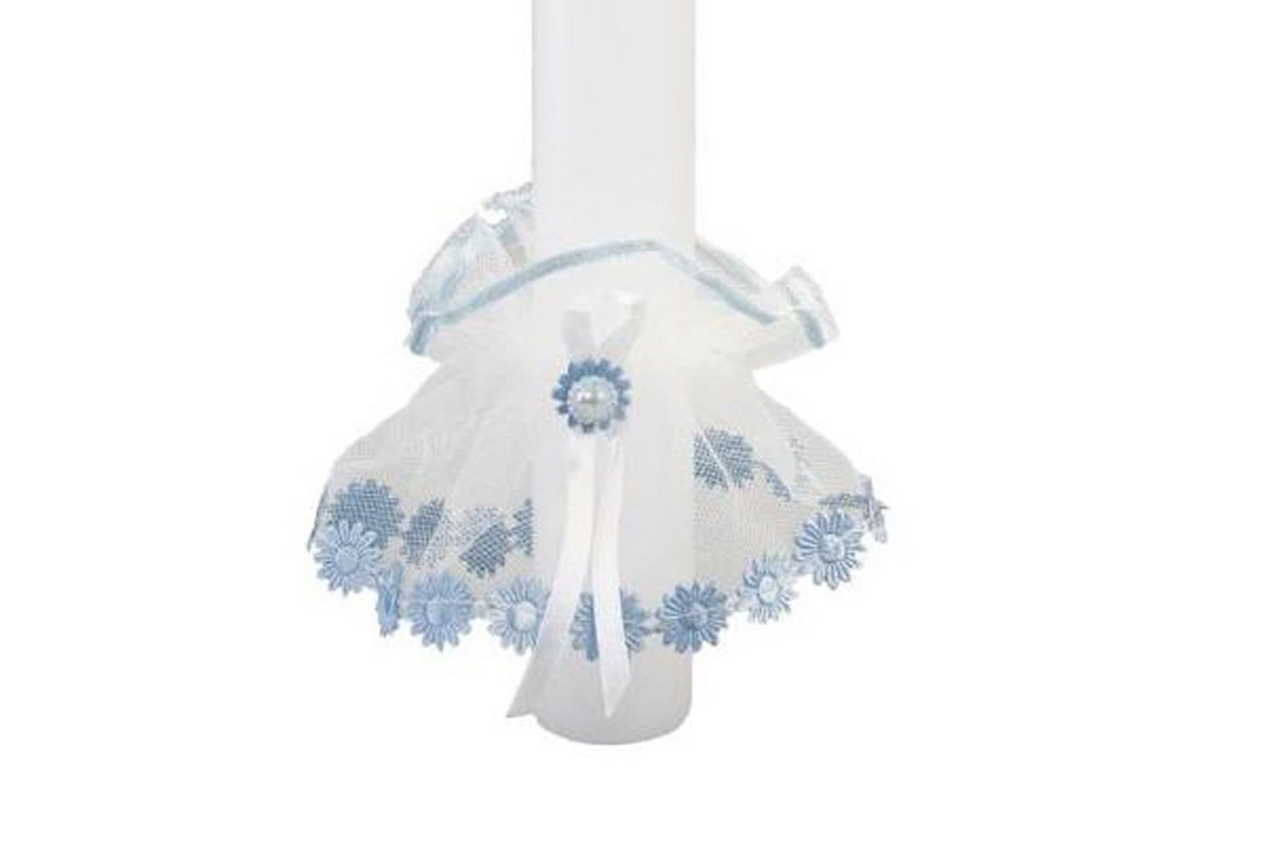 Wiedemann Kerzen Stumpenkerze Kerzen Röckchen aus Tüll Blau für Kerzen bis Ø 50 mm Wiedemann Kerzen Stumpenkerze Kerzen Röckchen aus Tüll Blau für Kerzen bis Ø 50 mm von Wiedemann Kerzen