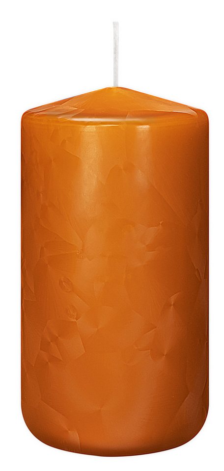 Wiedemann Kerzen Stumpenkerze Kerzen Eis Effect Honig 130 x Ø 68 mm 4er Set von Wiedemann Kerzen