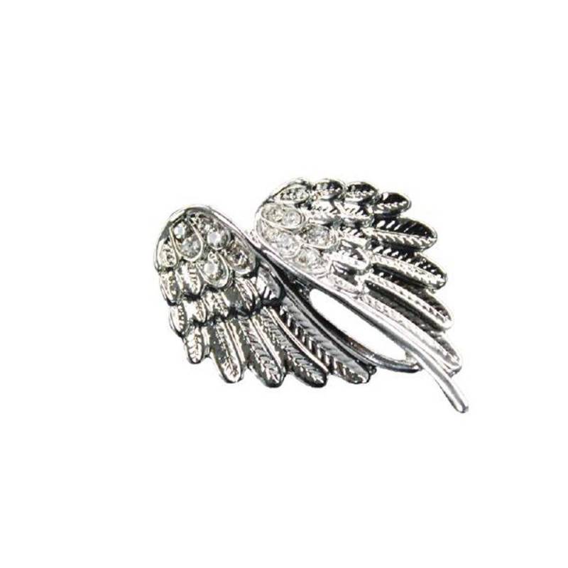 Wiedemann Kerzen Stumpenkerze Kerzenpin "Flügel" Silber aus Metall mit Stecker von Wiedemann Kerzen