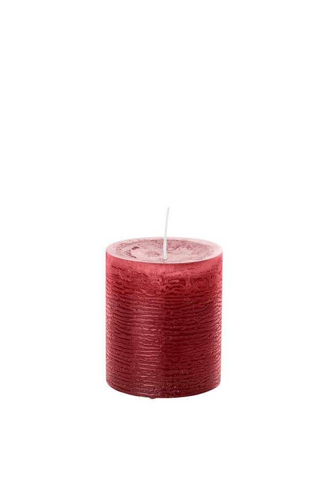 Wiedemann Kerzen Rustic-Kerze Rustik Marble Kerze (durchgefärbt mit Banderole von Wiedemann Kerzen
