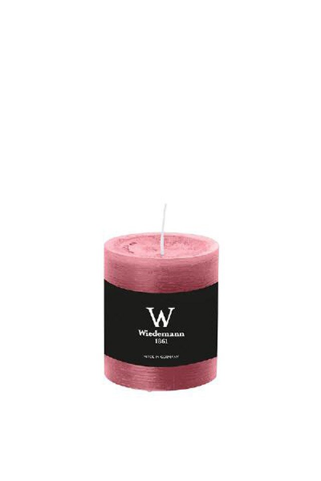 Wiedemann Kerzen Stumpenkerze Rustik Marble Kerze (durchgefärbt mit Banderole von Wiedemann Kerzen