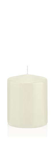 Wiedemann Kerzen Stumpenkerzen Elfenbein 100 x Ø 78 mm, 6 Stück, rußarm, tropffrei, hochwertiger Docht Wiedemann Kerzen Stumpenkerzen Elfenbein 100 x Ø 78 mm, 6 Stück, rußarm, tropffrei, hochwertiger Docht von Wiedemann Kerzen
