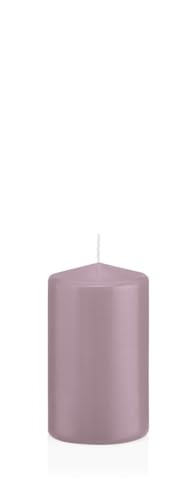 Wiedemann Kerzen Stumpenkerzen in RAL-Qualität Mauve Lila Ø 58 x 100 mm, 16 Stück von Wiedemann Kerzen