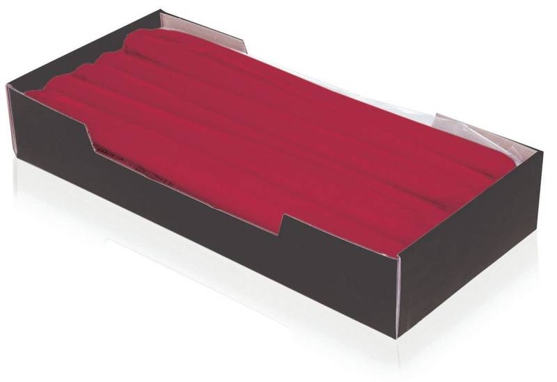 Wiedemann Stumpenkerze Wiedemann 203039.067 Spitzkerzen - Ø25 mm, Höhe 250 mm, bordeaux von Wiedemann
