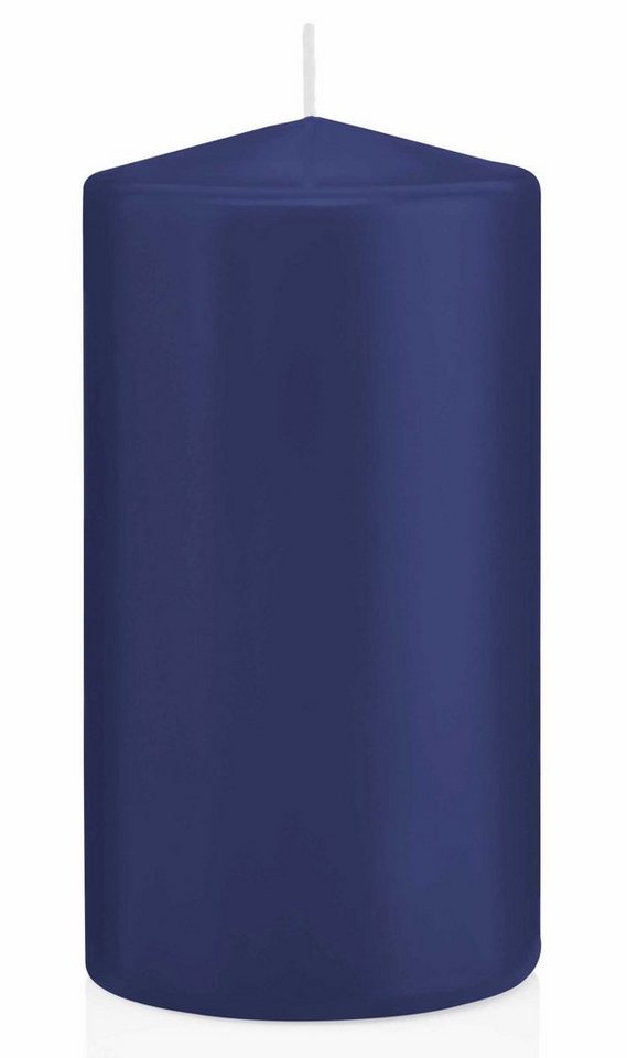 Wiedemann Stumpenkerze Wiedemann 618323.006 Stumpenkerze - 150 x 80 mm, mit ASF, dunkelblau von Wiedemann