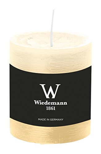 Wiedemann Marble Kerze durchgefärbt ASF, Wachs, Bisquit, 8 x 6.8 cm, 8-Einheiten von Wiedemann