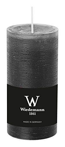 Wiedemann Marble Kerze durchgefärbt ASF, Wachs, Grau, 12 x 5.8 cm, 8-Einheiten von Wiedemann