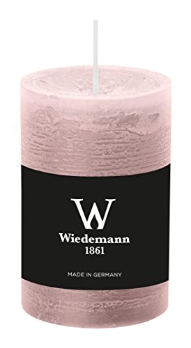 Wiedemann Marble Kerze durchgefärbt ASF, Wachs, Rosé, 9 x 5.8 cm, 208 von Wiedemann