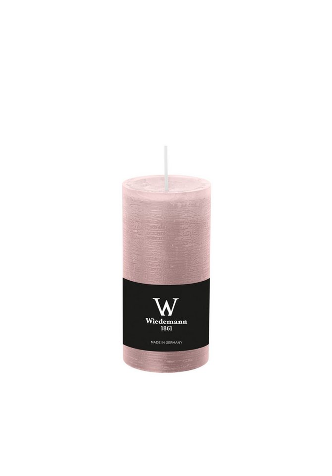 Wiedemann Rustic-Kerze Wiedemann MARBLE Rustic KERZEN, Größe 120x58 mm, durchgefärbt, ASF inkl., mit Banderole von Wiedemann