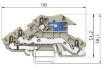Wieland TERMINAL-BLOCK WKIS 2,5 NT-D-SL Schwarz Schraube Kunststoff 2.5mm² DIN-Schienenmontage 2.5 von Wieland