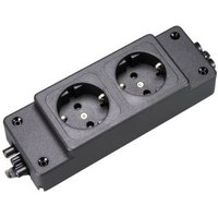 Wieland 99.600.0028.0 2fach Steckdosen-Modul ohne Schalter Schwarz Wieland 99.600.0028.0 2fach Steckdosen-Modul ohne Schalter Schwarz von Wieland
