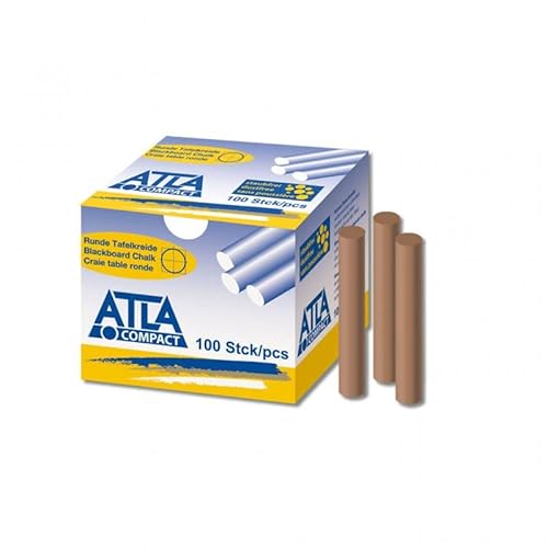 Wiemann Lehrmittel ATLA Compact Hartkreide rund – 100 Stück in der Farbe Braun von Wiemann Lehrmittel