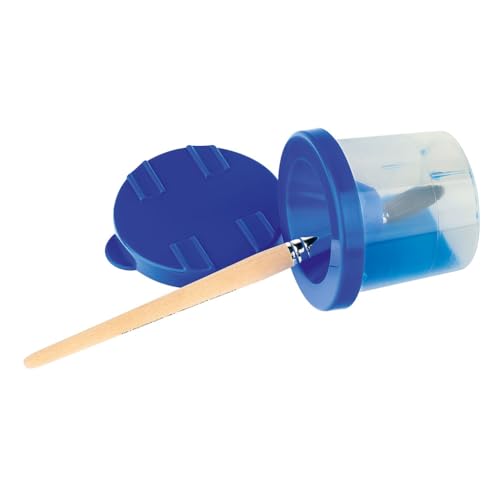 Wiemann Lehrmittel Sicherheitsmalbecher, Becher für Pinsel mit Trichterdeckel Ø 8 cm, 1 Stück von Wiemann Lehrmittel