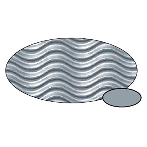Wiemann Lehrmittel Wellpappe 50x70 cm, 3D-Wellkarton zum Basteln (Silber) von Wiemann Lehrmittel