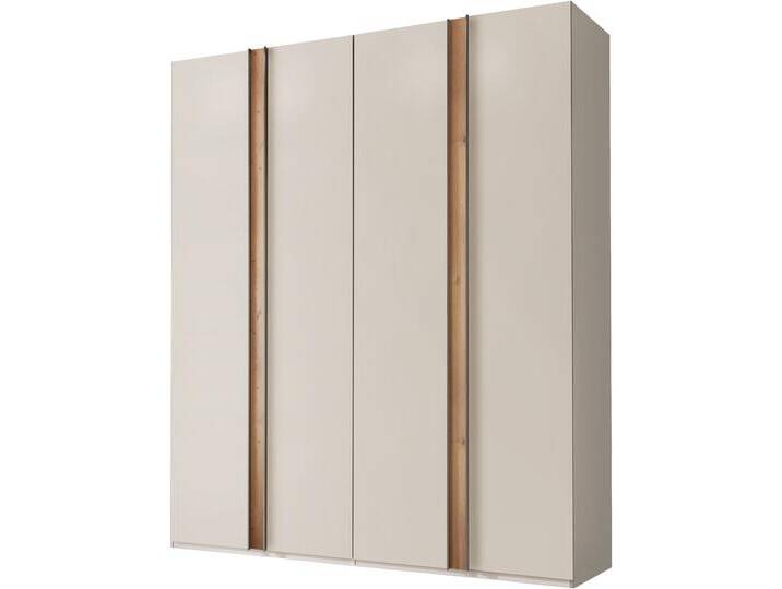Drehtürenschrank WIEMANN Lagos , beige (champagner, dekor), B:197,3cm H:236cm T:58cm, Schränke, inkl. Türendämpfung von Wiemann
