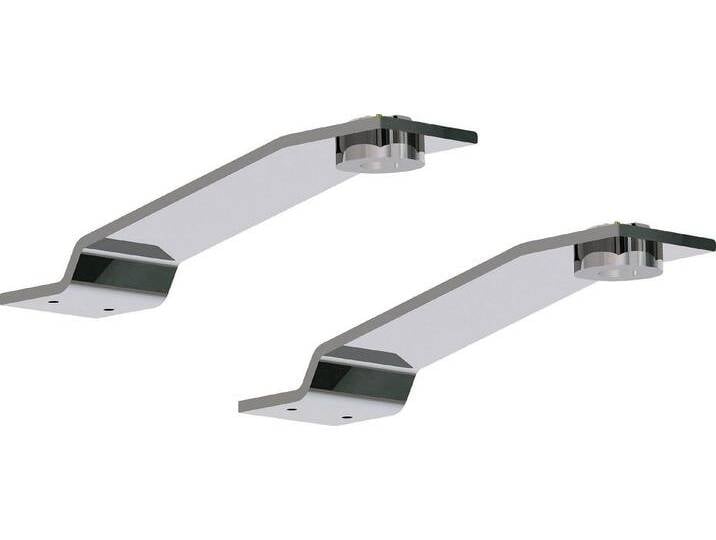 WIEMANN Aufbauleuchte, LED fest integriert, (2er Set), silberfarben von Wiemann