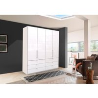 WIEMANN Falttürenschrank "Loft, Kleiderschrank, Schrank, Wäscheschrank, mit Glasfront", (3 Breiten, 2 Höhen 216/236 cm auswählbar, MADE IN GERMANY), inkl. gepämpften Schubkästen und Türen, mit Panoramaöffnung von Wiemann