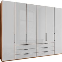 WIEMANN Falttürenschrank "Monaco, Kleiderschrank, Schrank, Wäscheschrank, mit edler Glasfront", (2 Breiten, 2 Höhen 216/236 cm auswählbar, MADE IN GERMANY), inkl. gepämpften Schubkästen und Türen, mit Panoramaöffnung von Wiemann