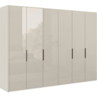 WIEMANN Falttürenschrank "Ohio, Kleiderschrank, Schrank, Garderobe, mit Glasfront, 300 cm" inklusive Einlegeböden & Kleiderstangen, 2 Höhen, MADE IN GERMANY, inklusive Türdämpfung, hochwertige Glasfront WIEMANN Falttürenschrank "Ohio, Kleiderschrank, Schrank, Garderobe, mit Glasfront, 300 cm" inklusive Einlegeböden & Kleiderstangen, 2 Höhen, MADE IN GERMANY, inklusive Türdämpfung, hochwertige Glasfront von Wiemann
