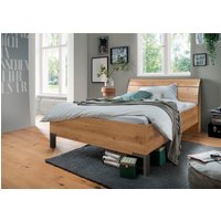 WIEMANN Futonbett "Monaco, 4-fache Liegehöhenverstellung", mit stilvollem Holzkopfteil, Made in Germany von Wiemann