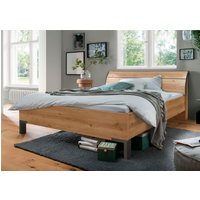 WIEMANN Futonbett "Monaco, 4-fache Liegehöhenverstellung", mit stilvollem Holzkopfteil, Made in Germany von Wiemann