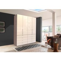 WIEMANN Falttürenschrank "Loft, hochwertige Glasfront, Metallgriffe, viel Stauraum", (3 Breiten: 200cm/250cm/300cm, Höhe: 236cm), Qualität trifft edles Design, 8 Schubkästen, 6 Türen von Wiemann