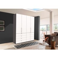 WIEMANN Falttürenschrank "Loft, Kleiderschrank, Schrank, Wäscheschrank, mit Glasfront", (3 Breiten, 2 Höhen 216/236 cm auswählbar, MADE IN GERMANY), inkl. gepämpften Schubkästen und Türen, mit Panoramaöffnung von Wiemann