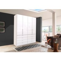 WIEMANN Falttürenschrank "Loft, Kleiderschrank, Schrank, Wäscheschrank, mit Glasfront", (3 Breiten, 2 Höhen 216/236 cm auswählbar, MADE IN GERMANY), inkl. gepämpften Schubkästen und Türen, mit Panoramaöffnung von Wiemann