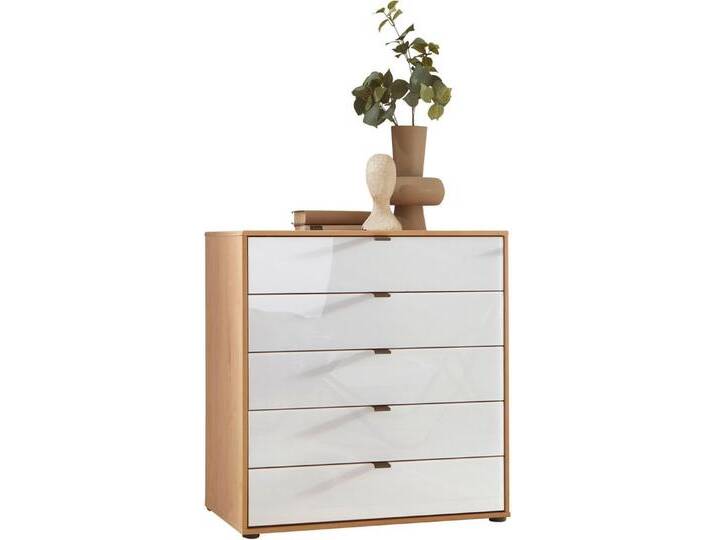 WIEMANN Schubkastenkommode Cardiff Sideboard, Wäscheschrank, teilmassiv Erle, mit Schubladen (Glas- oder Massivholzfront, verschiedene Breiten, MADE IN GERMANY), Schubkästen inklusive Selbsteinzug und Dämpfung von Wiemann