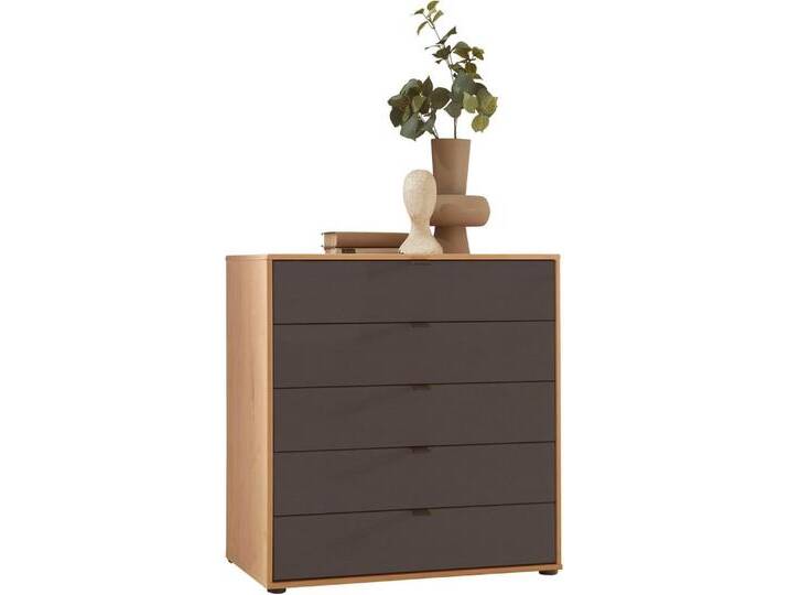 WIEMANN Schubkastenkommode Cardiff Sideboard, Wäscheschrank, teilmassiv Erle, mit Schubladen (Glas- oder Massivholzfront, verschiedene Breiten, MADE IN GERMANY), Schubkästen inklusive Selbsteinzug und Dämpfung von Wiemann