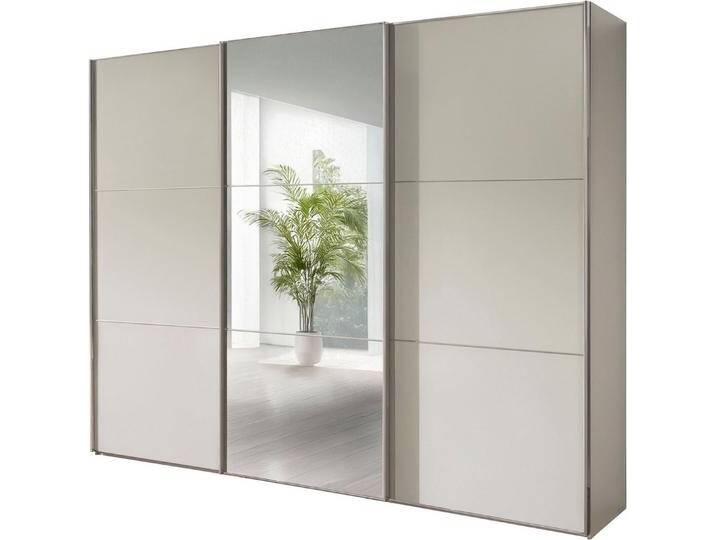 WIEMANN Schwebetürenschrank Phoenix, Made in Germany, modernes Design, Highlight, Blickfang (Viele Farbkombinationen, in 4 Breiten und in 2 Höhen erhältlich) maximaler Staurraum, inkl.Einlegeböden, Wäscheböden u. Dämpfer, weiß von Wiemann