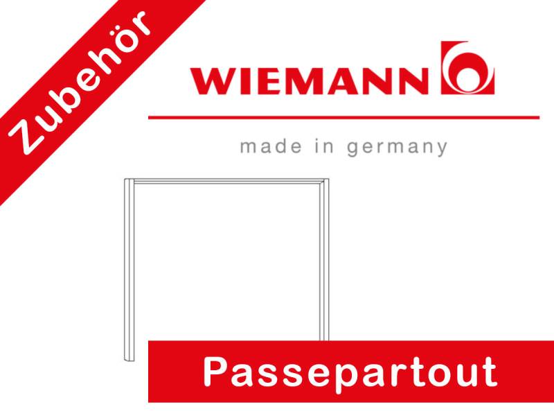 Wiemann Drehtüren-Kleiderschrank Passepartout Eiche bianco teilmassiv 240 cm 106,4 cm (2-türiger Schrank) mit LED-Beleuchtung umlaufend von Wiemann