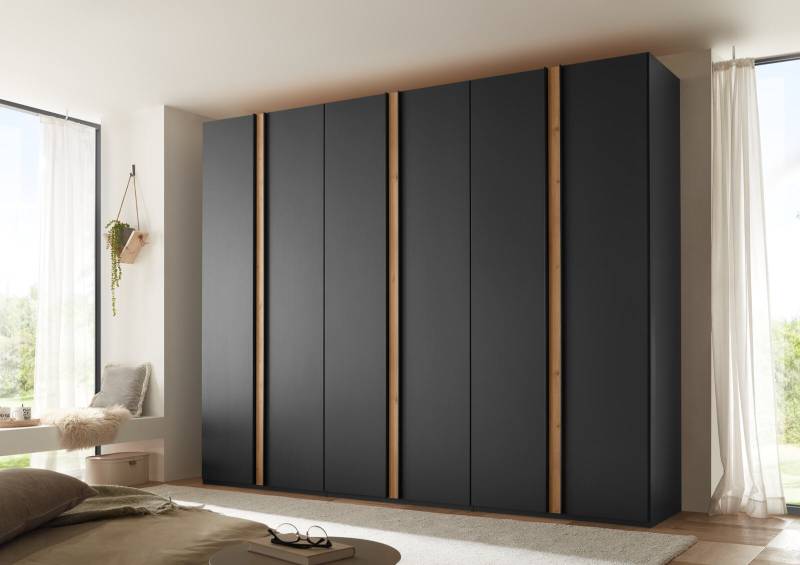 Wiemann Drehtürenschrank LAGOS ca. B300 H216 T58 cm in **graphit Dekor A25 von Wiemann
