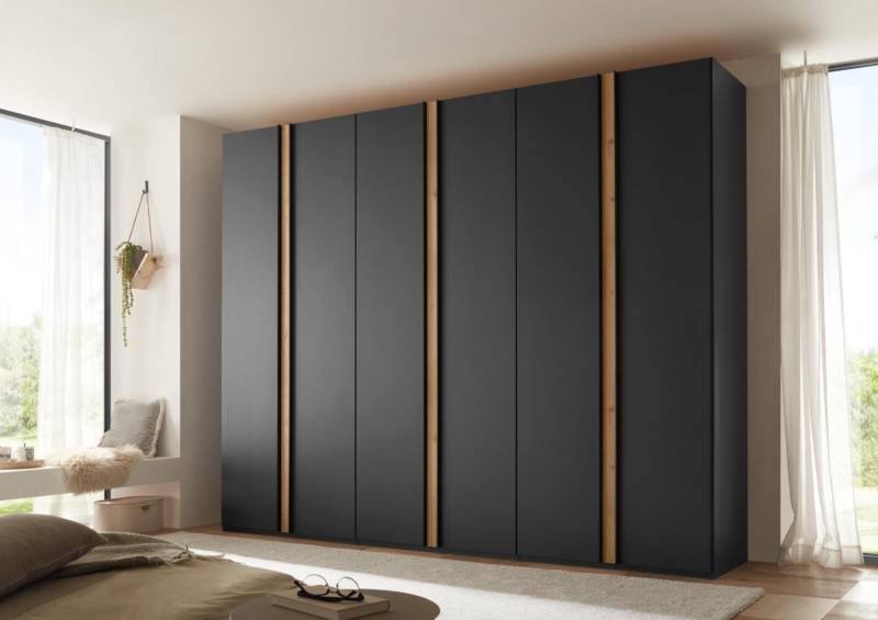 Wiemann Drehtürenschrank LAGOS ca. B300 H236 T58 cm in **graphit Dekor A25 von Wiemann