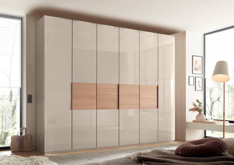 Wiemann Drehtürenschrank VERONA ca. B300 H216 T58 cm in **Champagner Dekor A33 von Wiemann