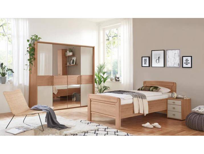 Wiemann Komfort-Schlafzimmer KIRUNA in **Front Eiche teilmassiv 9 von Wiemann