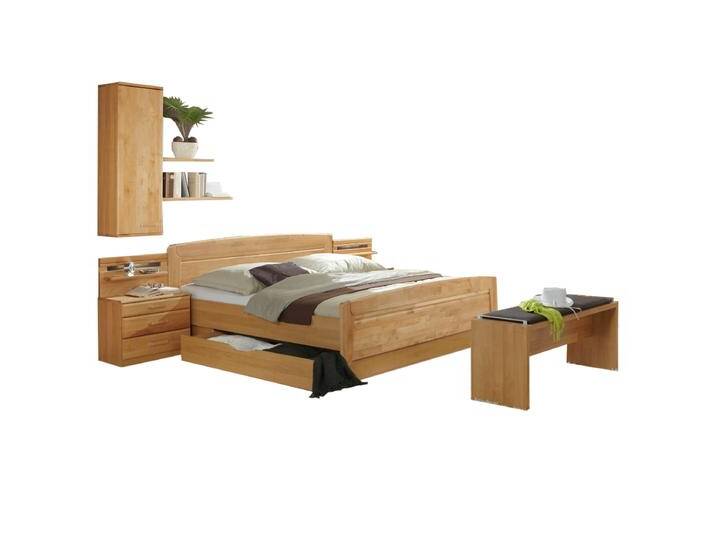 Wiemann Lausanne Bett mit Nachtschränken in Erle Teilmassiv Liegefläche wählbar Beimöbel optional wählbar Wiemann Lausanne Bett mit Nachtschränken in Erle Teilmassiv Liegefläche wählbar Beimöbel optional wählbar von Wiemann
