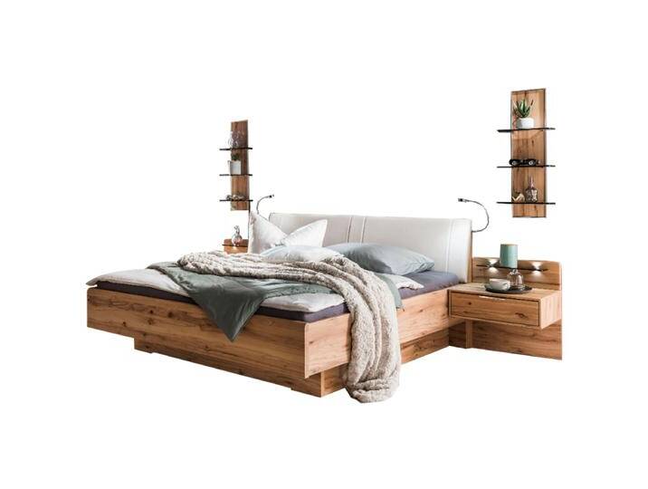 Wiemann Livorno Futonbett mit Polsterkopfteil und schwebendem Fußteil in Astkernbuche Teilmassiv Liegefläche wählbar optional mit Beimöbeln Wiemann Livorno Futonbett mit Polsterkopfteil und schwebendem Fußteil in Astkernbuche Teilmassiv Liegefläche wählbar optional mit Beimöbeln von Wiemann