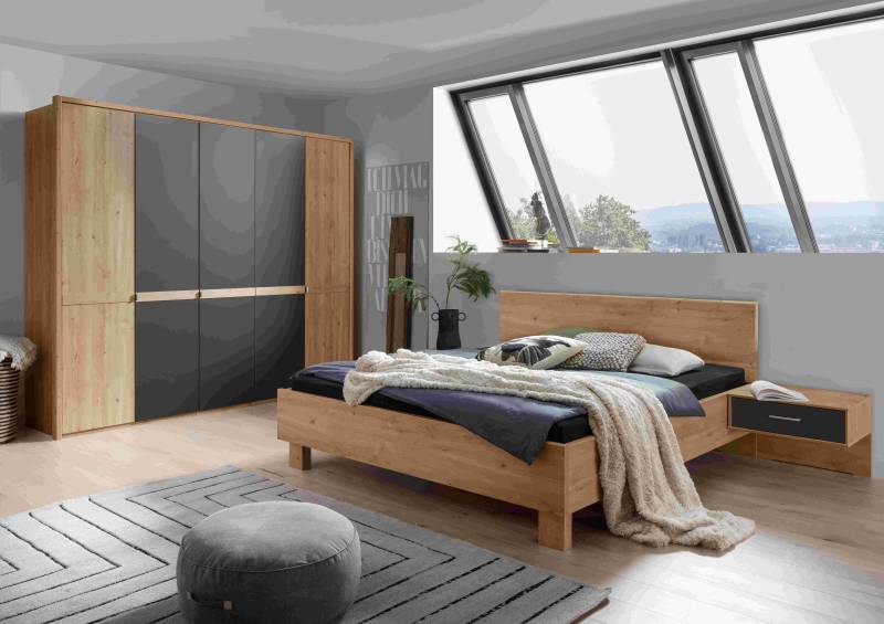 Wiemann Schlafzimmer PASADENA in **Bianco Eiche Nachbildung 657 von Wiemann