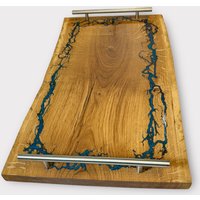 Servierbrett Tablett Servierplatte Lichtenberg Figur | Servierteller Holz Epoxidharz Serviertablett Wood Geschenk Epoxy Wood Deko Tablett Servierbrett Tablett Servierplatte Lichtenberg Figur | Servierteller Holz Epoxidharz Serviertablett Wood Geschenk Epoxy Wood Deko Tablett von WienerHolzdesign