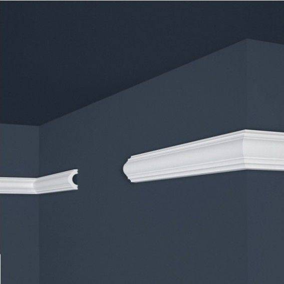 Hochwertige Zierleiste aus Polystyrol in weiß (20 x 40 x 2000 mm) von Wiesemann