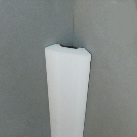 Hochwertige Zierleiste aus Polystyrol in weiß (58 mm) von Wiesemann