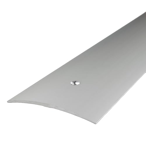 PROVISTON Übergangsprofil - 930 x 70 x 6,55 mm - Aluminiumprofil - Silber - Übergangsleiste - Bodenprofil - Bodenleiste - Aluprofil von PROVISTON