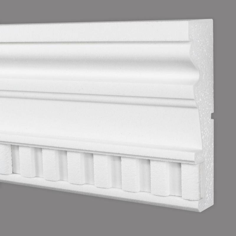Wiesemann | Fassadenprofil "FP61-b" | Fassadenstuck | 63 x 207 x 2000 mm | Polystyrol | Beschichtet von Wiesemann
