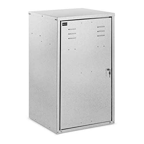 Wiesenfield WIE-SC-1060 Sattelschrank 60 x 60 x 106 cm + Ablage + 2 Sattelhaltern + 2 Haken Sattelschrank Metall Sattelspind Reitschrank Stallspind von Wiesenfield