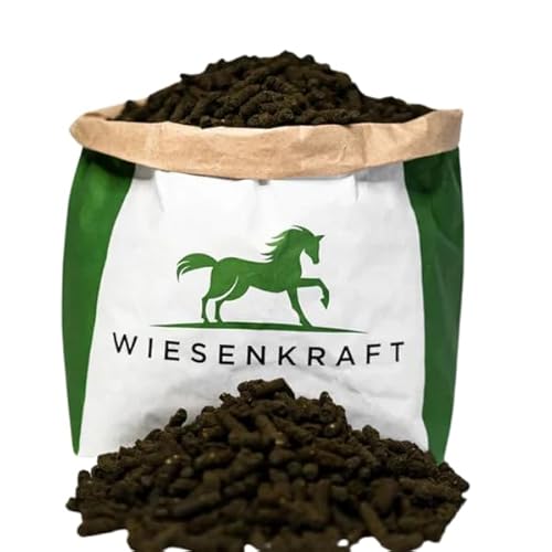 Wiesenkraft Wikra Mineral, Zusatzfutter für Pferde, 100% natürlich, mit Tierärzten entwickelt, reich an Vitamin E, Zink, Spirulina, Aminosäuren, hochwertige Eiweiße, für alle Pferderassen (10kg) von Wiesenkraft
