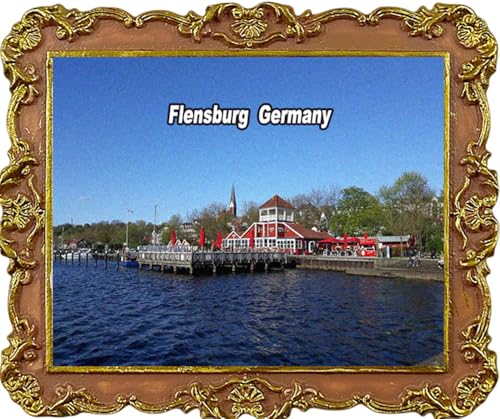 Flensburg Deutschland Kühlschrankmagnete Tourist Souvenir Kühlschrank Dekoration Magnet von Wiesomty