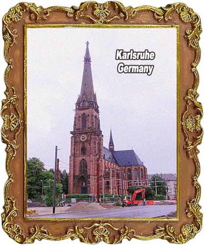 Karlsruhe Baden-Württemberg Deutschland Kühlschrankmagnete Tourismus Souvenir Kühlschrank Deko Magnet Karlsruhe Baden-Württemberg Deutschland Kühlschrankmagnete Tourismus Souvenir Kühlschrank Deko Magnet von Wiesomty