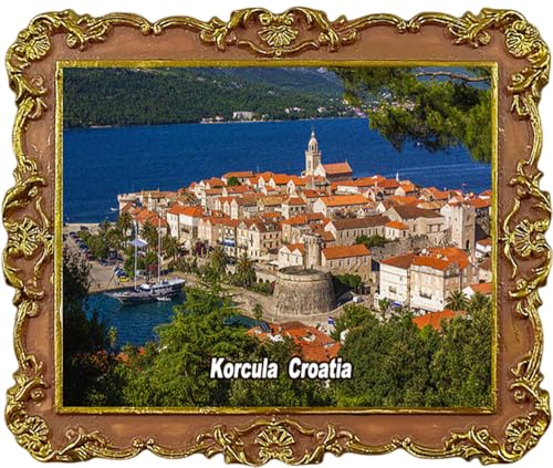 Korcula Kroatien Kühlschrankmagnete Tourismus Souvenir Kühlschrank Dekoration Magnet von Wiesomty