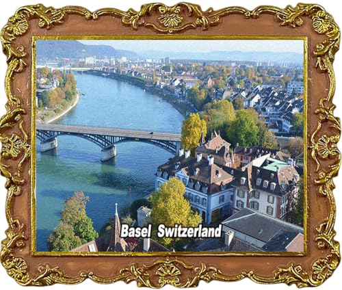Kühlschrankmagnete Basel Schweiz Tourismus Souvenir Kühlschrank Dekoration Magnet von Wiesomty